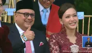 Gaya Ahmad Dhani-Mulan Jameela dan Maia Estianty-Irwan Mussry Hadiri Upacara HUT ke-81 RI di Istana Merdeka