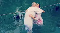 Demi Lovato dibaptis di Sungai Jordan (Dok.Instagram/@ddlovato/https://www.instagram.com/p/B3F1tVohjwp/Komarudin)