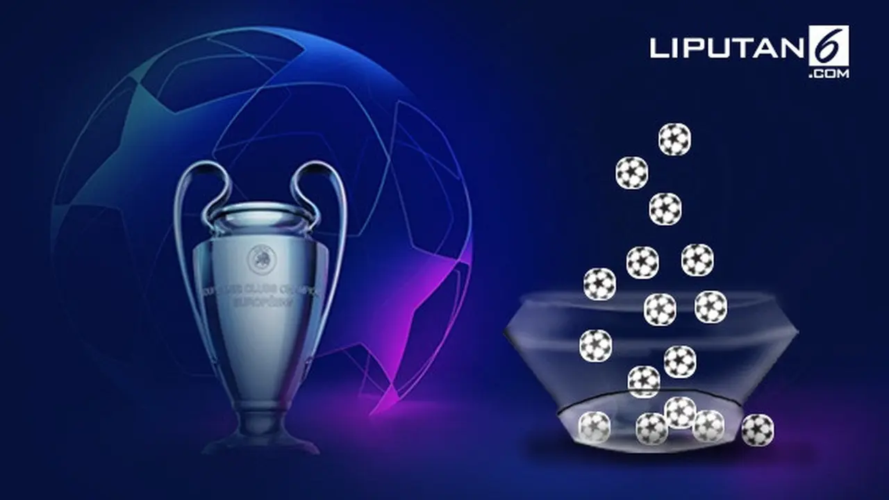 Banner Infografis 16 Besar Liga Champions 2018/2019