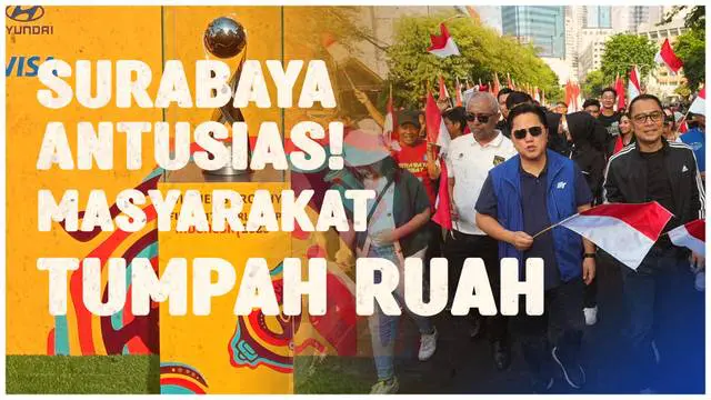 Berita Video, kemeriahan trophy experience Piala Dunia U-17 2023 yang berlangsung di Surabaya pada Minggu (29/10/2023)