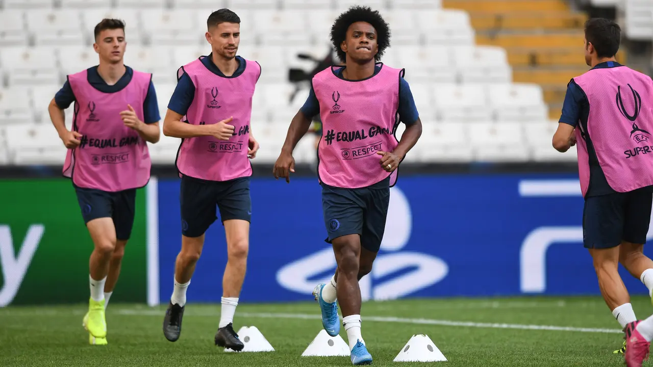 Hadapi Liverpool di Piala Super Eropa, Pemain Chelsea Semangat Berlatih