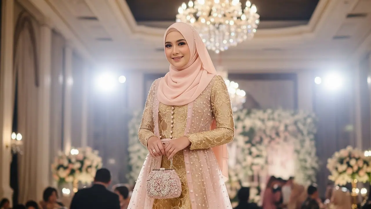 Gamis Layer Kombinasi Outer Panjang