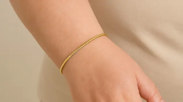 Model Gelang Emas Kecil untuk Tangan Gemuk/Ilustrasi AI