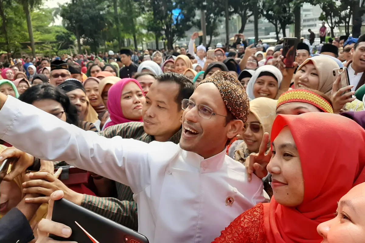 Menteri Pendidikan dan Kebudayaan (Mendikbud) Nadiem Makarim. (Liputan6.com/Yopi Makdori)