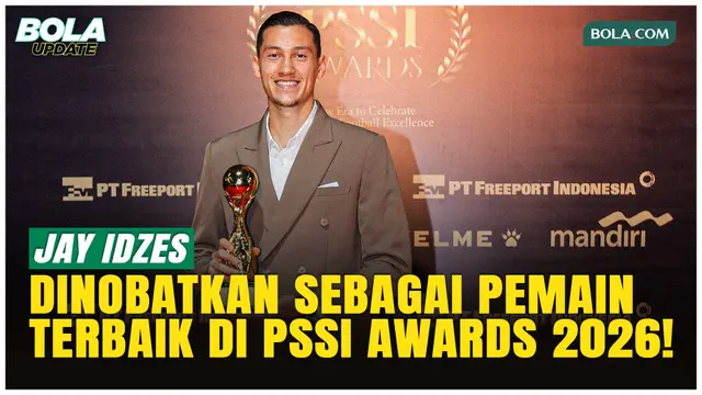 Jay Idzes Jadi Pemain Terbaik PSSI Awards 2026, Kalahkan Ridho dan Verdonk