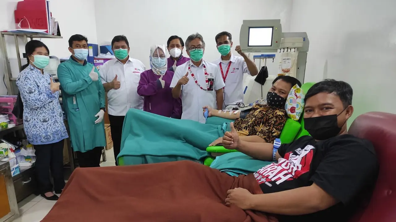 PMI Kota Tangerang Memenuhi Standar  Produksi Plasma Darah Konvalesen