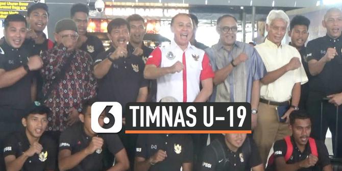 VIDEO: Jalani Pemusatan Latihan, Timnas U-19 Terbang ke Thailand