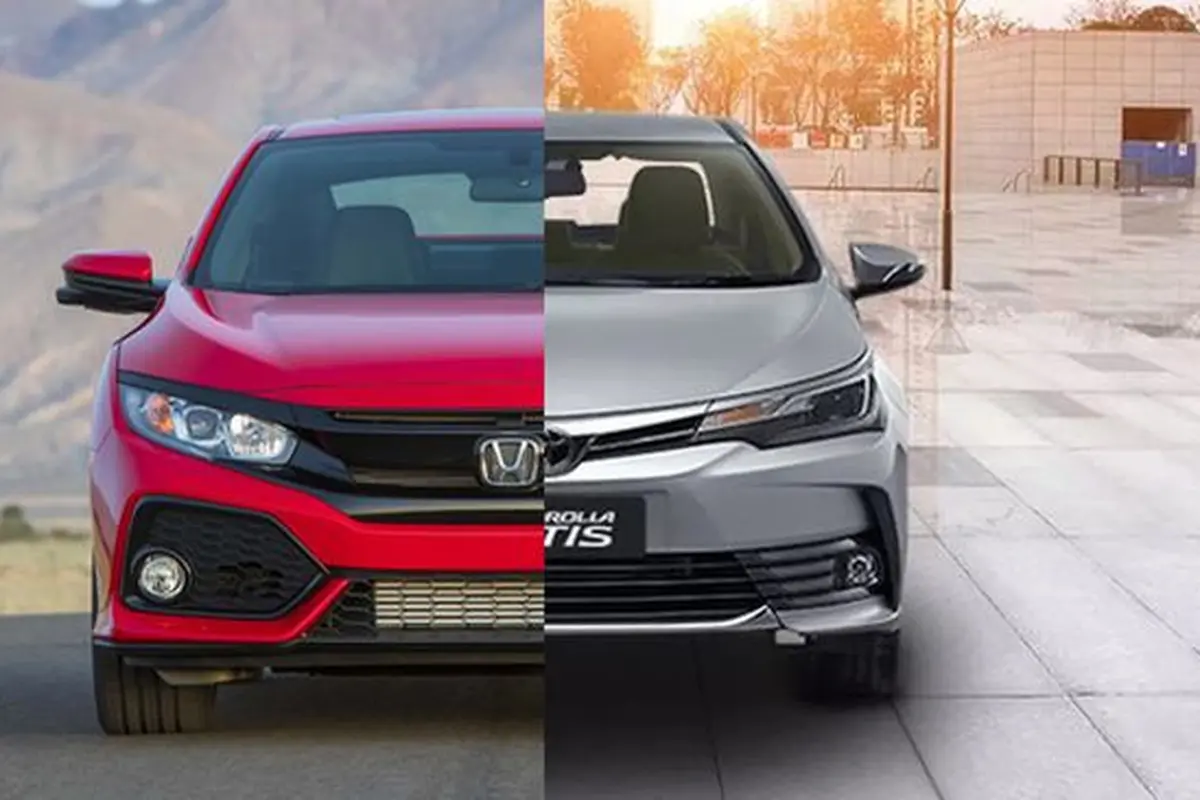 Honda Civic atau Toyota Corolla