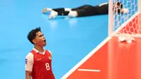 Selebrasi pemain Timnas Futsal Indonesia, Ardiansyah Nur selepas membobol gawang Kirgistan dalam laga kedua Grup A Piala Asia Futsal 2026 di Indonesia Arena, Kamis (29/1/2026). (Bola.com/M. Iqbal Ichsan).