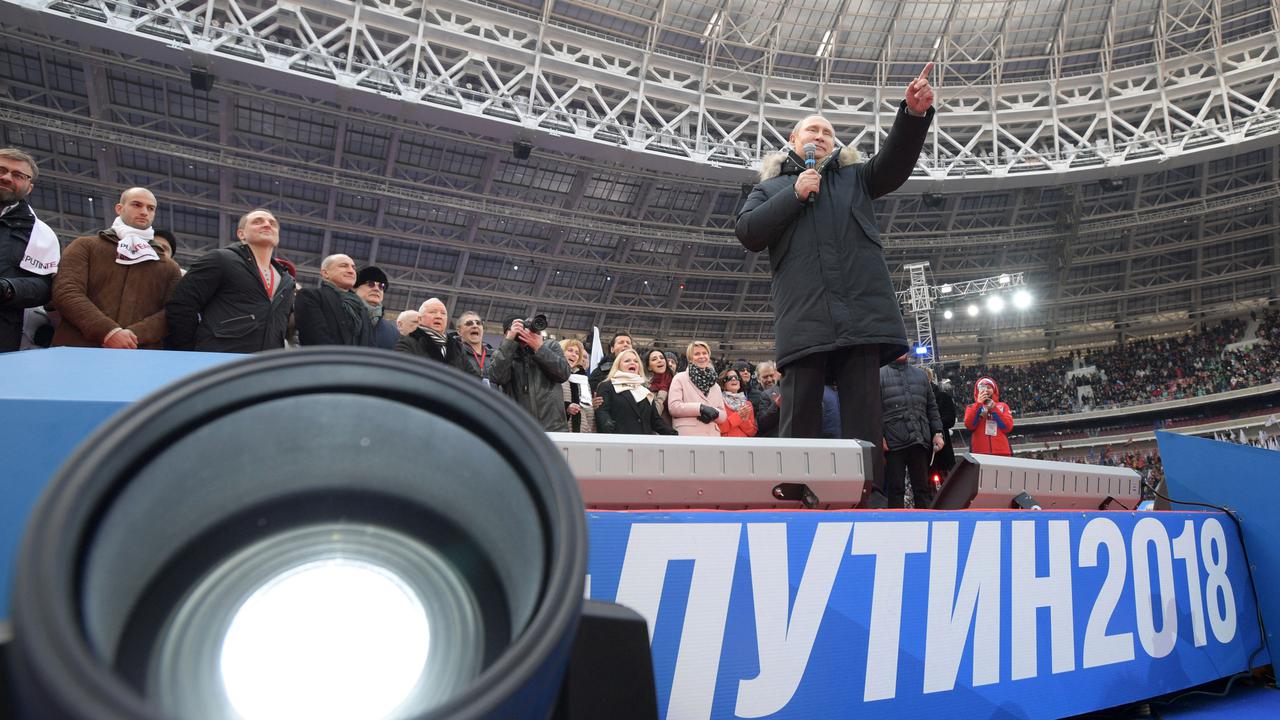 Jelang Pemilihan Presiden Rusia, Kampanye Vladimir Putin Dihadiri 130 Ribu Orang