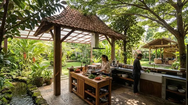 Desain Dapur Terbuka agar Tidak Panas
