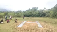 Putus Asa Merasa Tak Digubris, Korban Banjir di Aceh Tengah Bikin Helipad Mandiri Demi Dapat Bantuan
