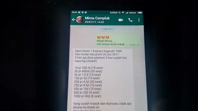 Misteri Mirna Cempluk dan Dugaan Penipuan Bermodus Investasi 