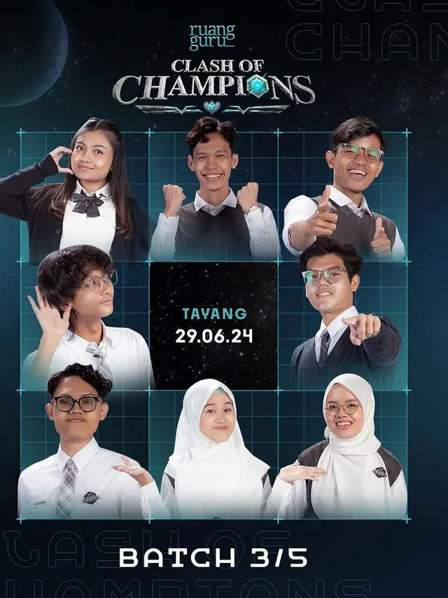 Mengenal Peserta Clash of Champions, University War Versi Indonesia