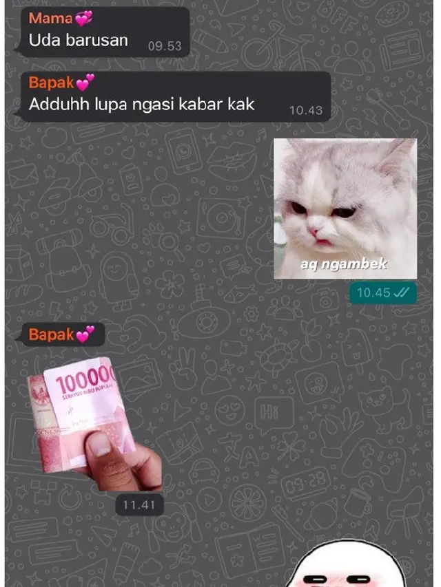 6 Obrolan Kocak Anak dan Orangtua di Grup WhatsApp Keluarga Ini Receh Banget