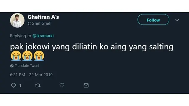 6 Reaksi Netizen Lihat Tatapan Chelsea Islan ke Jokowi, Bikin Gagal Fokus
