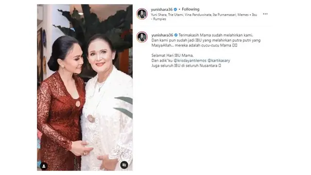 8 Artis Ini Rayakan Hari Ibu, Ungkapkan Perasaan Haru Sekaligus Menyentuh