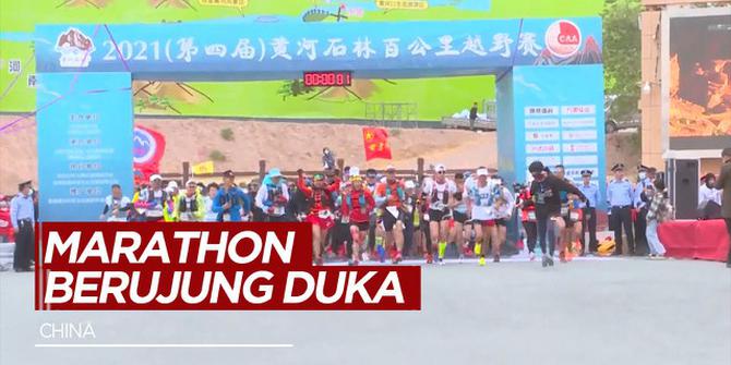 VIDEO: Kabar Duka, 21 Peserta Lari Marathon di China Tewas Karena Hipotermia