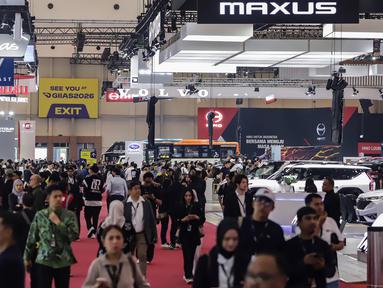 Suasana Gaikindo Indonesia International Auto Show (GIIAS) 2025 di ICE BSD, Tangerang, Banten, Rabu (23/7/2025). (merdeka.com/Arie Basuki)