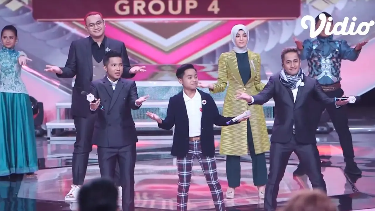 Momen Seru Saat Randa Lida & Soimah Kejar Kejaran di D'Academy Asia 5. sumberfoto: Indosiar