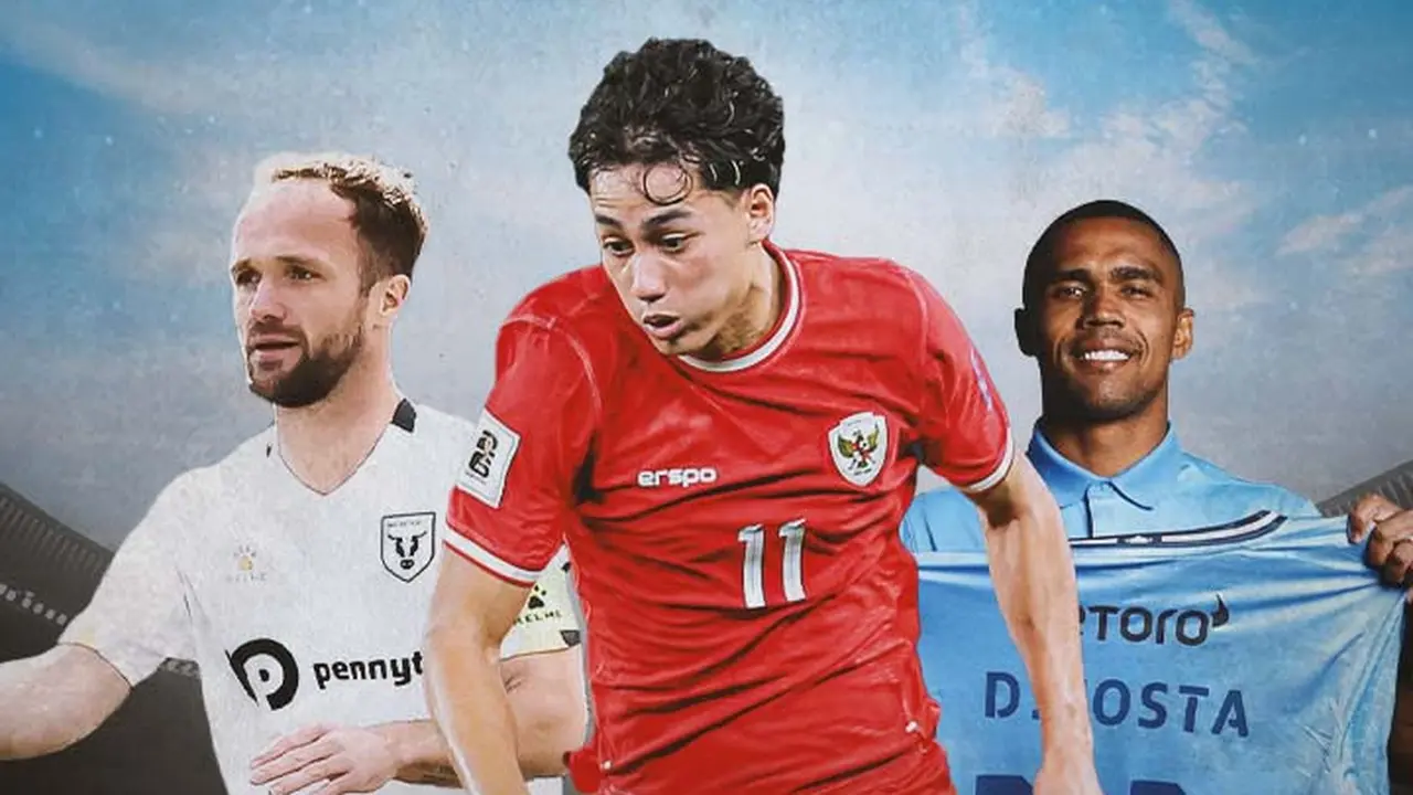 Ilustrasi - Bintang-Bintang A-League: Valere German (Macarthur), Rafael Struick (Brisbane), Douglas Costa (Sydney)