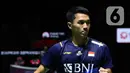 Di gim kedua, Jojo tampil dengan nyaman dan membuat Tsuneyama kesulitan mengatasi pukulan-pukulan yang dilancarkannya. (Liputan6.com/Helmi Fithriansyah)