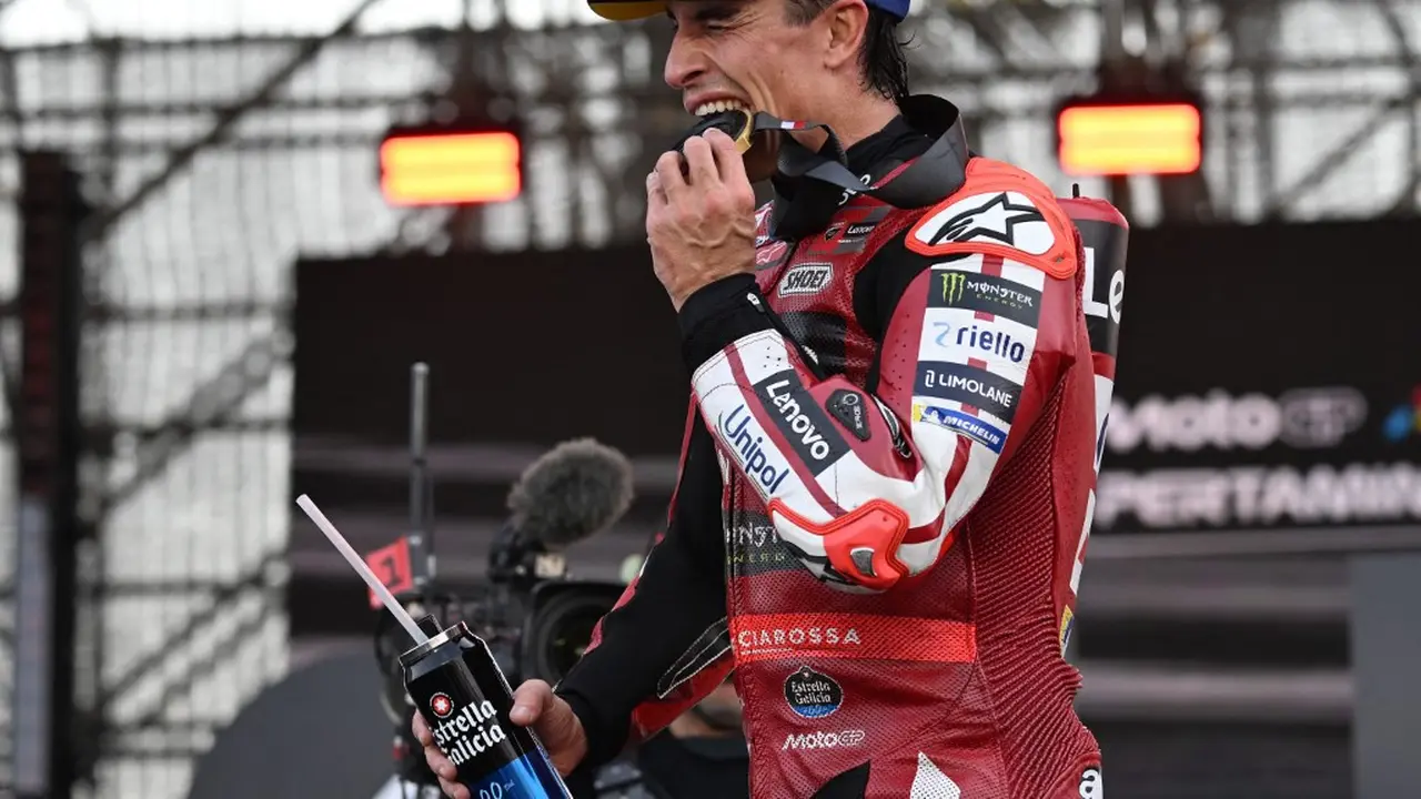 Pembalap Ducati Lenovo, Marc Marquez