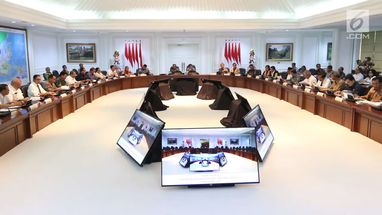 Presiden Jokowi Pimpin Ratas Persiapan Asian Games 2018