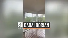 Hujan deras dan angin kencang menerjang kawasan Bahama. Perdana Menteri Bahama bahkan mengimbau warganya untuk menyelamatkan diri.