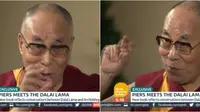 Ekspresi Kocak Dalai Lama Saat Ditanya soal Donald Trump