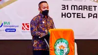 Ketua Gapki Riau yang juga CEO PTPN V, Jatmiko K Santosa. (Liputan6.com/M Syukur)