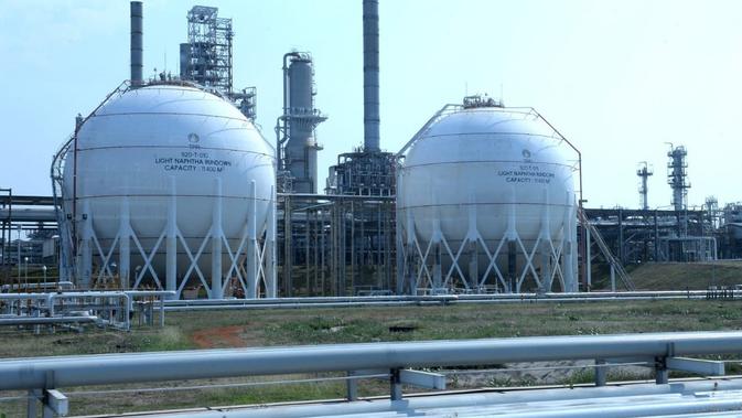 Kilang PT Trans Pacific Petrochemical Indotama (TPPI) di Kecamatan Jenu, Kabupaten Tuban. (Foto: Kris - Biro Pers Sekretariat Presiden)