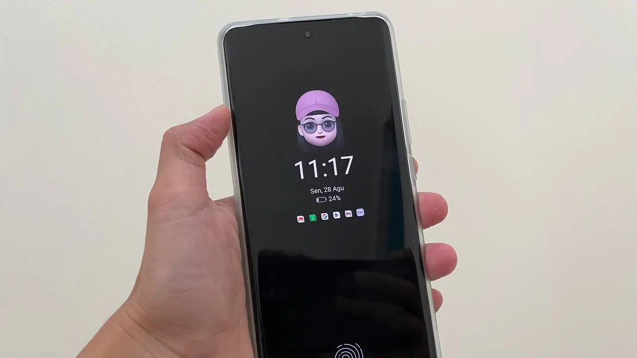 Omoji jadi wallpaper always-on display di Oppo Reno10 5G