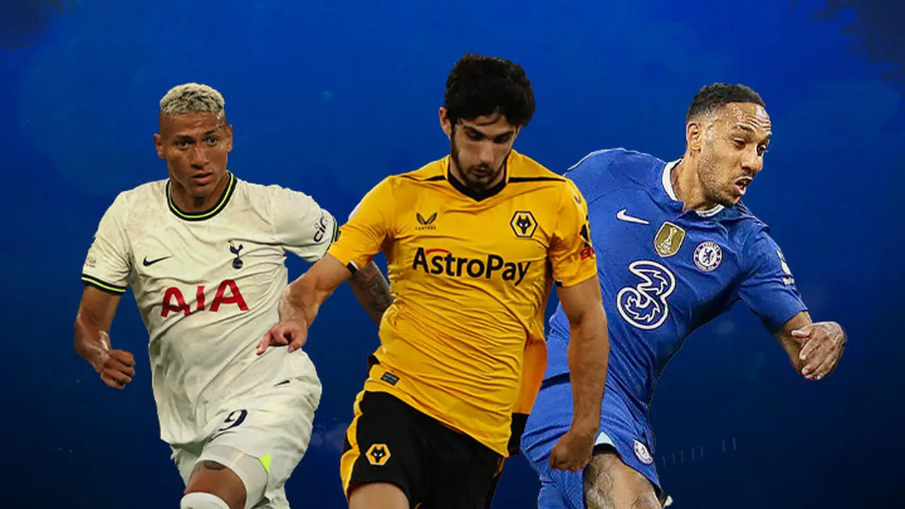 Ilustrasi - Aubameyang, Richarlison, Goncalo Guedes