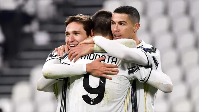 Foto Liga Champions: Juventus Hajar Dynamo Kiev Tiga Tanpa Balas