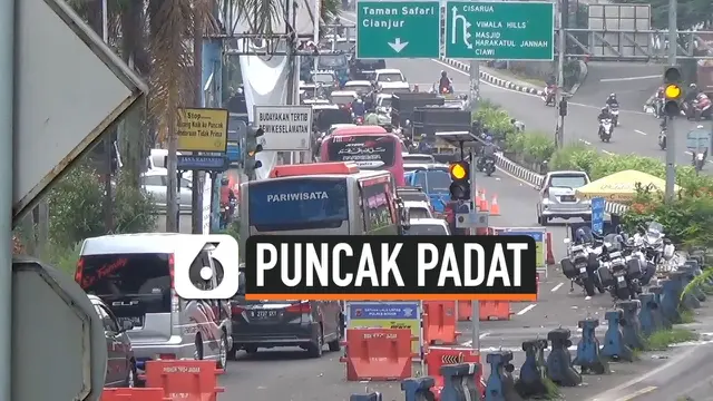 VIDEO: Bogor Zona Merah, Kendaraan Memadati Jalur Puncak
