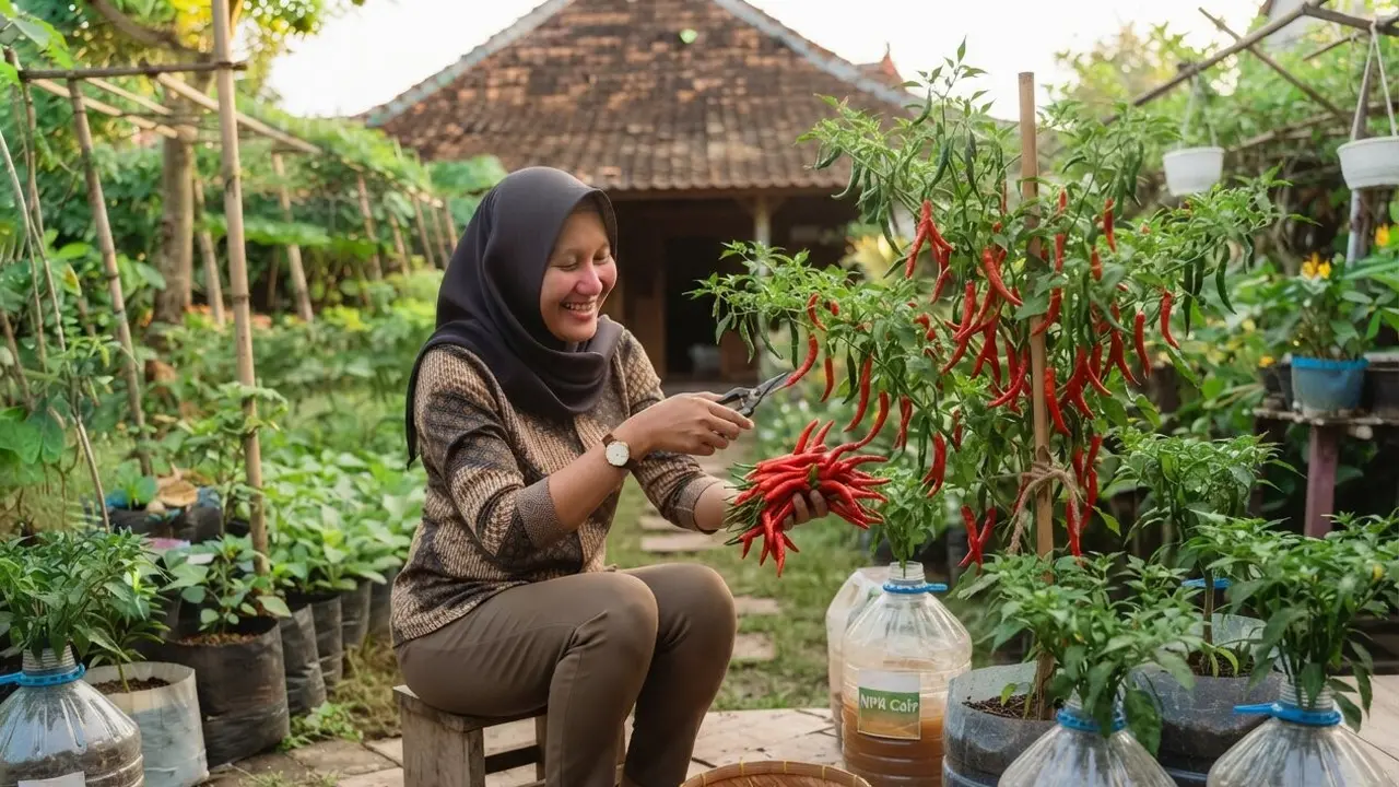 Cara Menanam Cabai di Galon Bekas agar Cepat Tumbuh