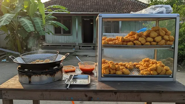 Ide usaha jualan gorengan sore hari nugget goreng