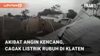 Beredar video viral terkait badai angin kencang yang hampiri Klaten. Akibatnya, cagak listrik pun rubuh di kawasan Prambonan Manisrenggo, Klaten
