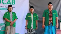 Sekjen PC GP Ansor Bangkalan Abdul Hamid (kanan)