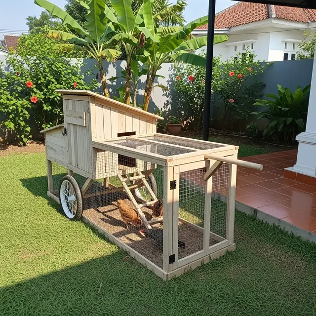 9 Model Kandang Ayam dengan Playground Agar Ayam Aktif dan Sehat