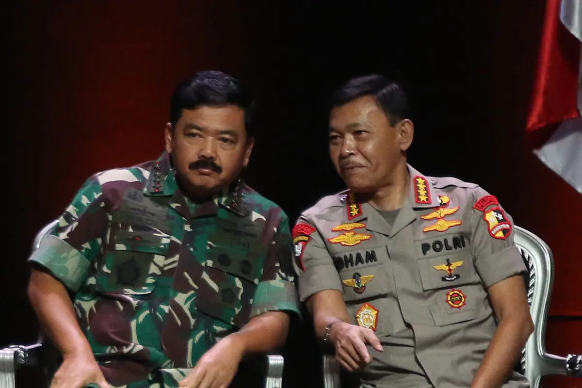 Rakornas Indonesia Maju, Kapolri dan Panglima TNI Bicara Keamanan Negara