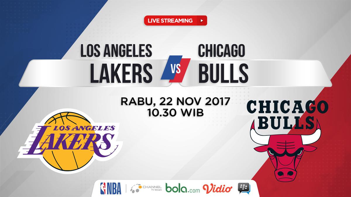 Saksikan Live Streaming Lakers Vs Bulls di Bola NBA Bola