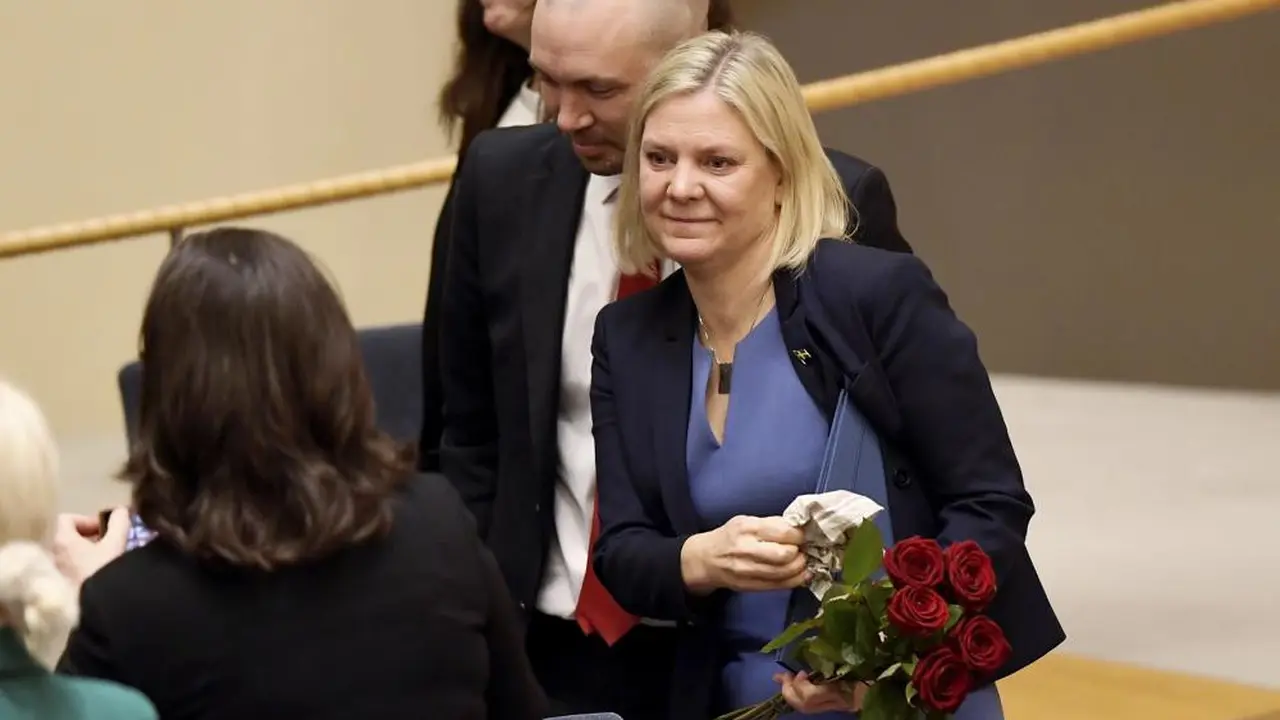 Magdalena Andersson, PM Baru Swedia. (AP)