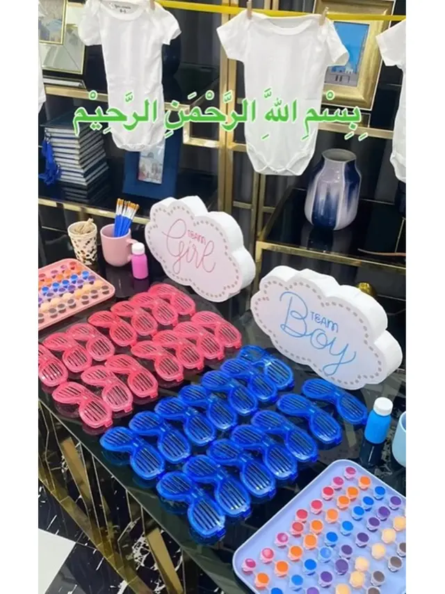 6 Potret Dekorasi Gender Reveal Kehamilan Ketiga Kartika Putri, Ada Media Lukis