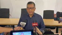 Sekjen PDIP Hasti Kristiyanto mengaku akan bertemu Wali Kota Solo Gibran Rakabuming Raka di Kantor DPP PDIP, Jakarta pada Rabu 18 Oktober 2023 mendatang. (Liputan6.com/Ady Anugrahadi)