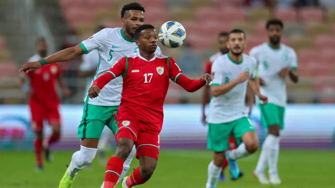 FOTO: Arab Saudi Kalahkan Oman di Kualifikasi Piala Dunia 2022