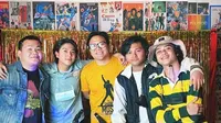 Momen Reuni Grup Musik Coboy Junior. (Sumber: Instagram.com/iqbaal.ecrib)