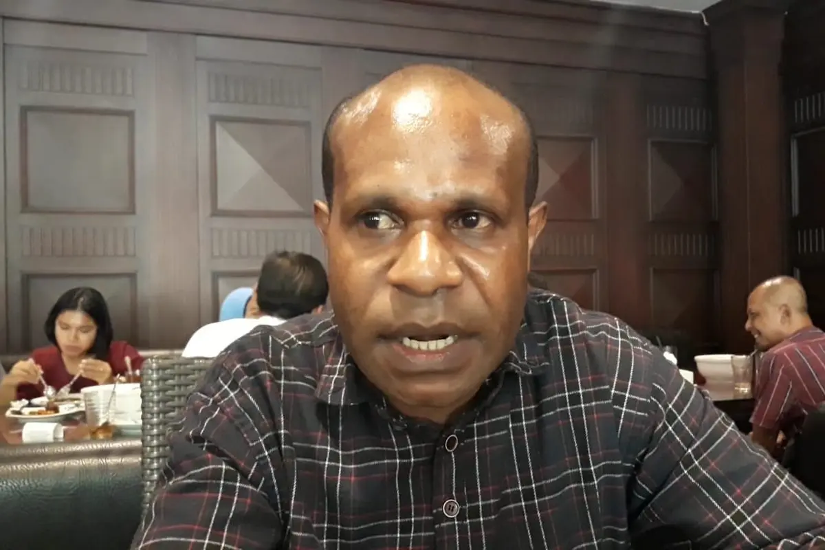 Jemi Kudiai mahasiswa asal Papua di Jakarta