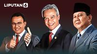 Banner Infografis Menanti Pengumuman Cawapres Pendamping Anies-Ganjar-Prabowo. (Liputan6.com/Abdillah)
